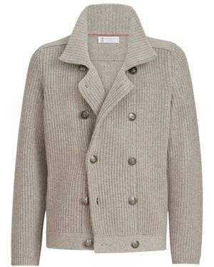 Brunello Cucinelli Cashmere Knitwear - Gris