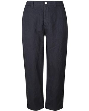 Stone Island Broeken ,Blauw ,Rechte Broeken