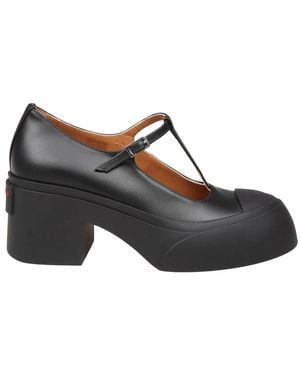 Marni Court Shoes - Black