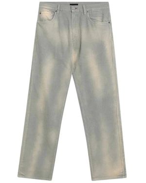 Prada Blauwe Regular Jeans Mei Editie - Grijs