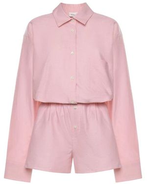 ANDAMANE Jumpsuits & Playsuits ,Roze ,Katoen Georgiana Set Outfit
