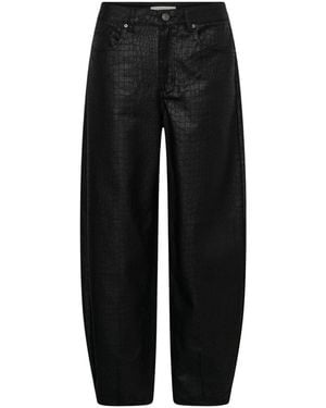 Kaffe Jeans ,Zwart ,Wide Jeans