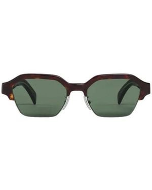 Celine Accessoires ,Bruin ,Zonnebrillen - Groen