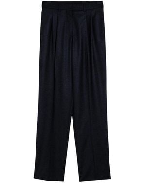 Stella McCartney Blauwe Regular Broek - Zwart