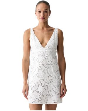Michael Kors Corded Floral Lace Mini Jurk - Wit