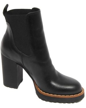 Hogan Heeled Boots - Black