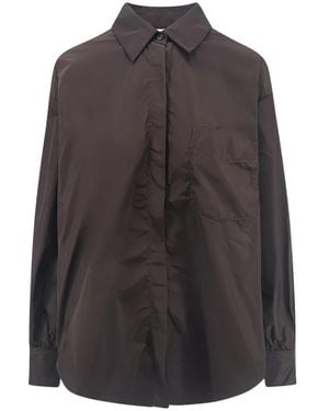 Aspesi Overhemden ,Bruin ,Polyester Klassiek Overhemd