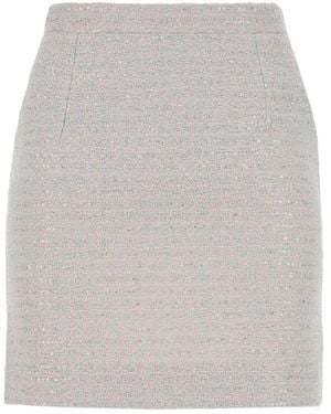 Alessandra Rich Elegante Rokken Voor Een Stijlvolle Look - Grijs