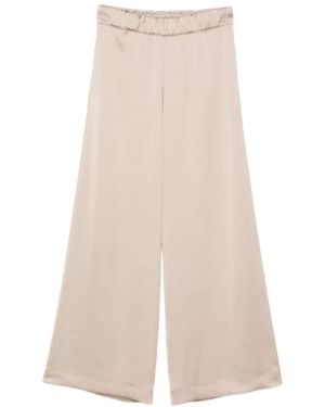 D.exterior Wide Trousers - Natural