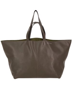 Ami Paris Tote Bags - Brown