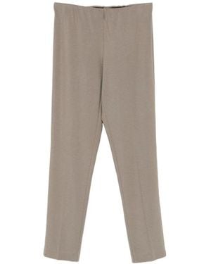 Le Tricot Perugia Straight Trousers - Grigio
