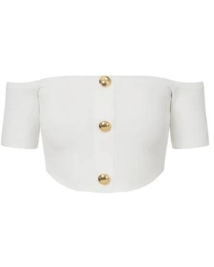 Elisabetta Franchi Blouses - White