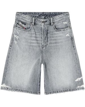 DIESEL Denim Shorts - Gray