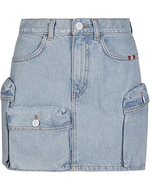 AMISH Logo Denim Jeans - Blauw