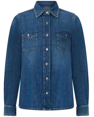 7 For All Mankind Denim Shirts - Blue