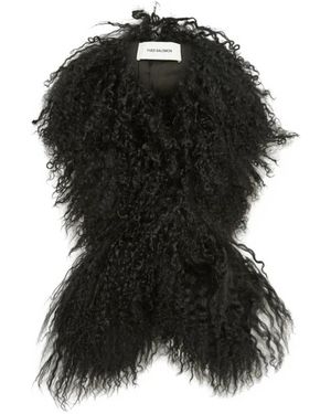 Yves Salomon Winter Scarves - Negro