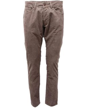 Michael Coal Slim-Fit Trousers - Grey