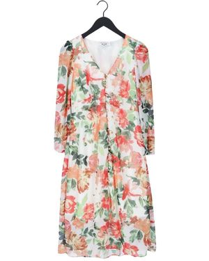 NA-KD Button Front Slit Dress - Rood