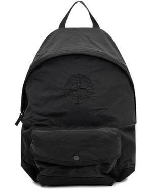 Stone Island Backpacks - Black