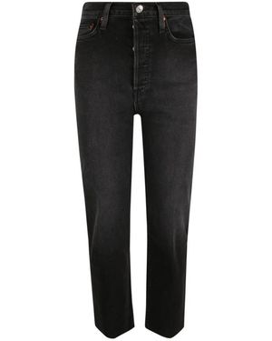 RE/DONE Straight Jeans - Negro