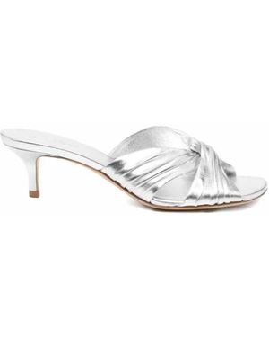 Le Monde Beryl Heeled Mules - Blanco