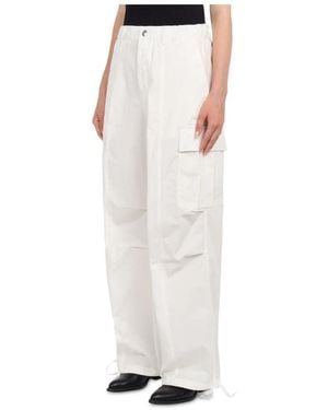 Department 5 Straight Trousers - White