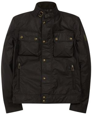 Belstaff Jassen ,Zwart ,Katoen Racemaster Jacket