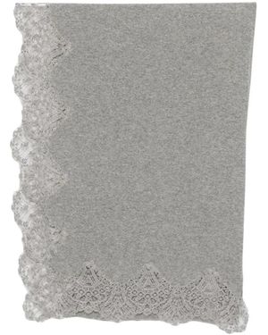 Ermanno Scervino D495R300Aptpyun1704 Cashmere Stole - Grijs