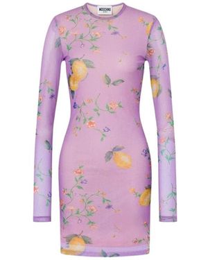 Moschino Short Dresses - Purple