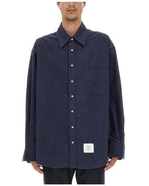 Thom Browne Casual Shirts - Blue