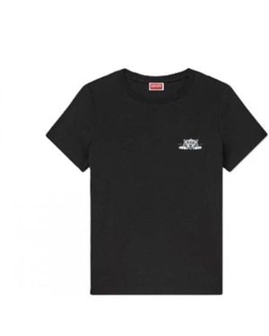KENZO Tops ,Zwart ,Katoen Katoenen T-Shirt