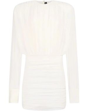 David Koma Short Dresses - White
