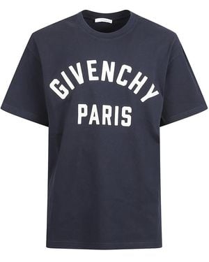 Givenchy Logo T-Shirt - Blauw