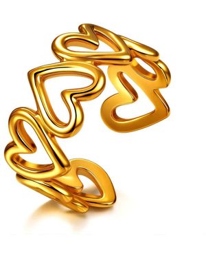 Holmen Copenhagen Accessoires ,Geel ,City Ring - Metallic