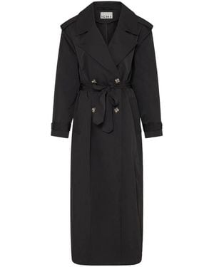 Ichi Trench Coats - Negro