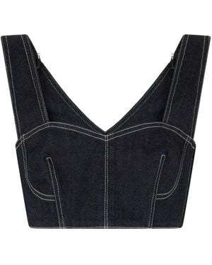 Alberta Ferretti Sleeveless Tops - Blue