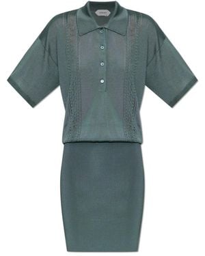 Versace Knitted Dresses - Verde