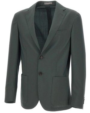 Corneliani Jassen ,Groen ,Wol Whisper Blazer