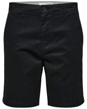 SELECTED Casual Shorts - Zwart