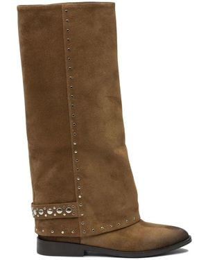 Strategia High Boots - Marrone
