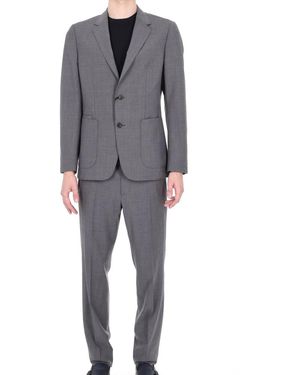 ZEGNA Single Breasted Suits - Grey