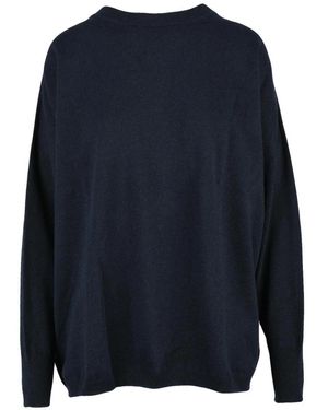 Fabiana Filippi Pullover Girocollo Lamè - Blau