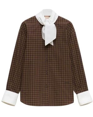 Marni Shirts - Marron