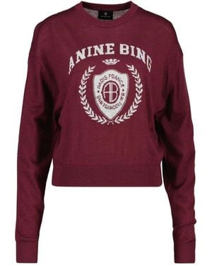 Anine Bing Truien & Vesten ,Rood ,Wol Mia Sweater