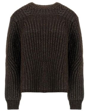 Herno Round-Neck Knitwear - Black