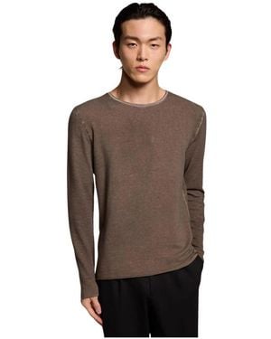 KIEFERMANN Round-Neck Knitwear - Brown