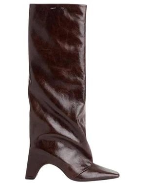 Coperni Schoenen ,Bruin ,Leer Kniekouslaarzen