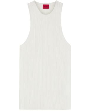 HUGO Sleeveless Tops - White