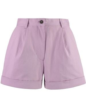 Maison Kitsuné Short Shorts - Purple