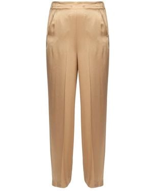 Ottod'Ame Straight Trousers - Naturel